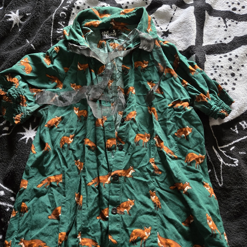 Hell Bunny - Vixey Blouse